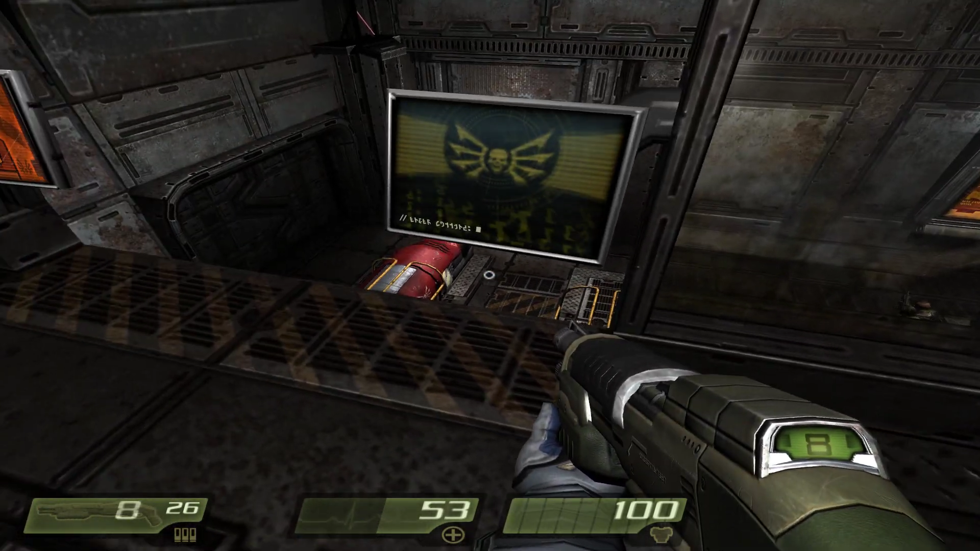 Immagine pubblicata in relazione al seguente contenuto: YouTube Gameplay: Quake 4 | 1080p | 8x anti-aliasing & 16x aniso | id Tech 4 | Nome immagine: news34761_Quake-4_Gameplay_Footage_1.png