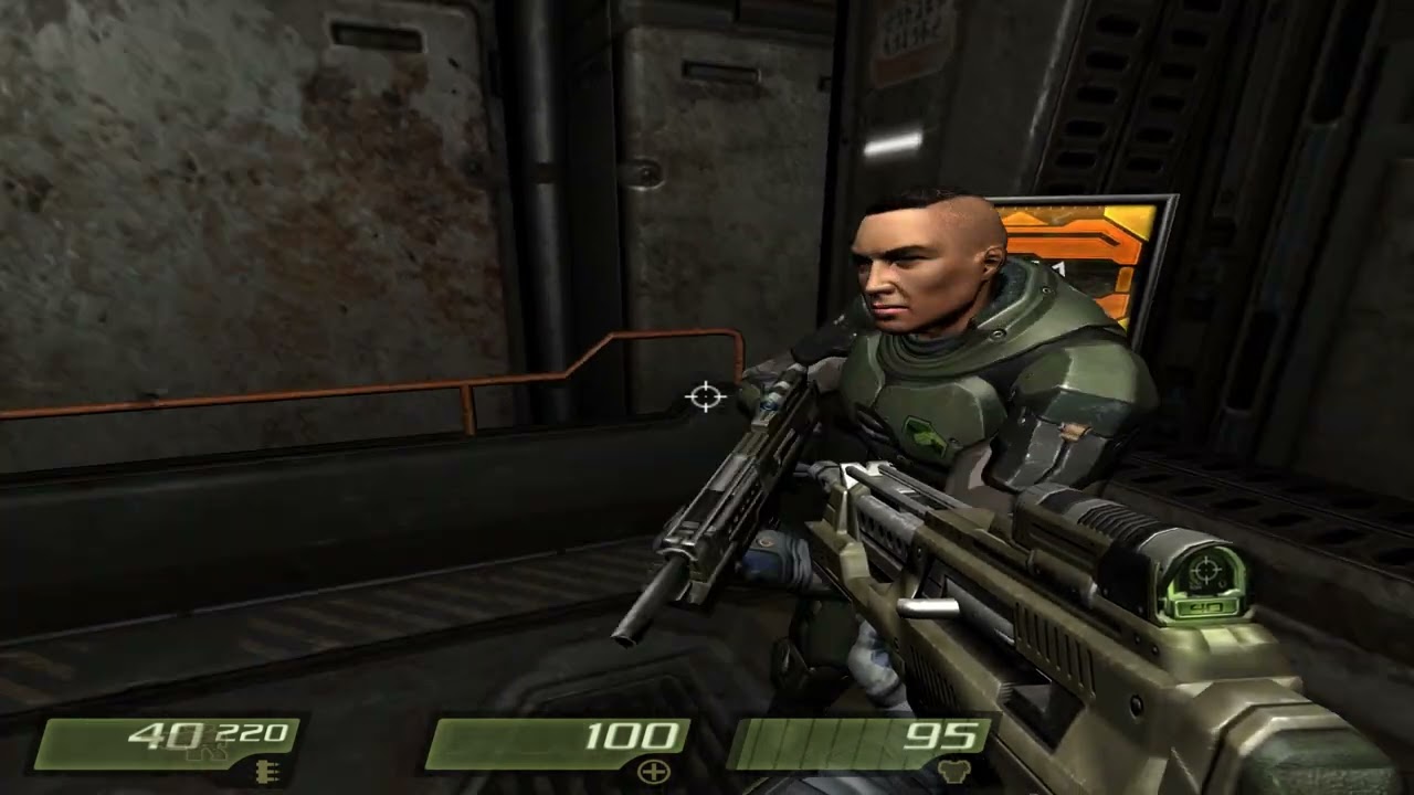 Immagine pubblicata in relazione al seguente contenuto: YouTube Gameplay: Quake 4 | 1080p | 8x anti-aliasing & 16x aniso | id Tech 4 | Nome immagine: news34761_Quake-4_Gameplay_Footage_2.jpg