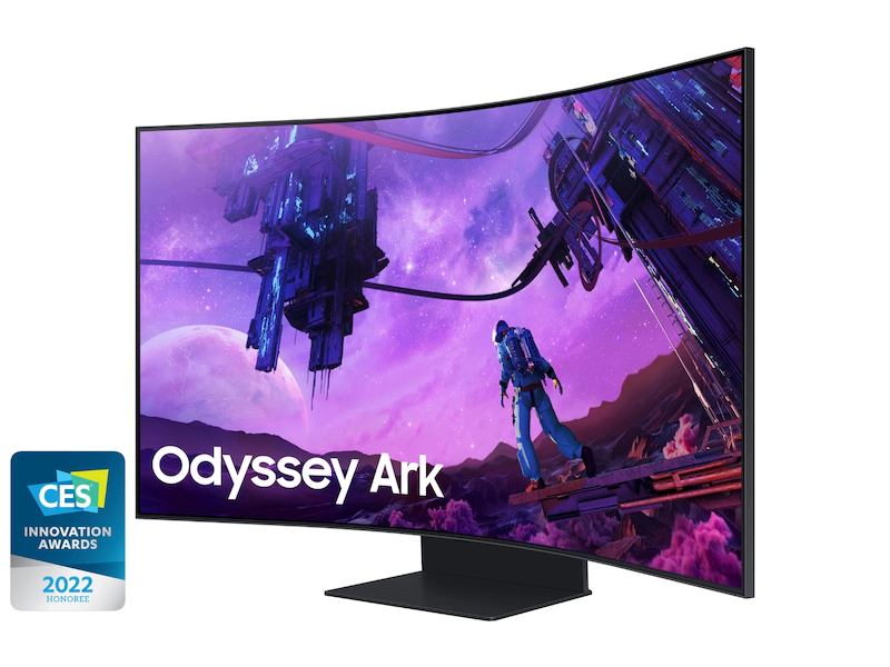 Immagine pubblicata in relazione al seguente contenuto: Samsung mostra i gaming monitor UHD Odyssey Neo G9 57-inch e Ark 55-inch | Nome immagine: news34773_Samsung_Odyssey-Ark-55-inch_1.jpg