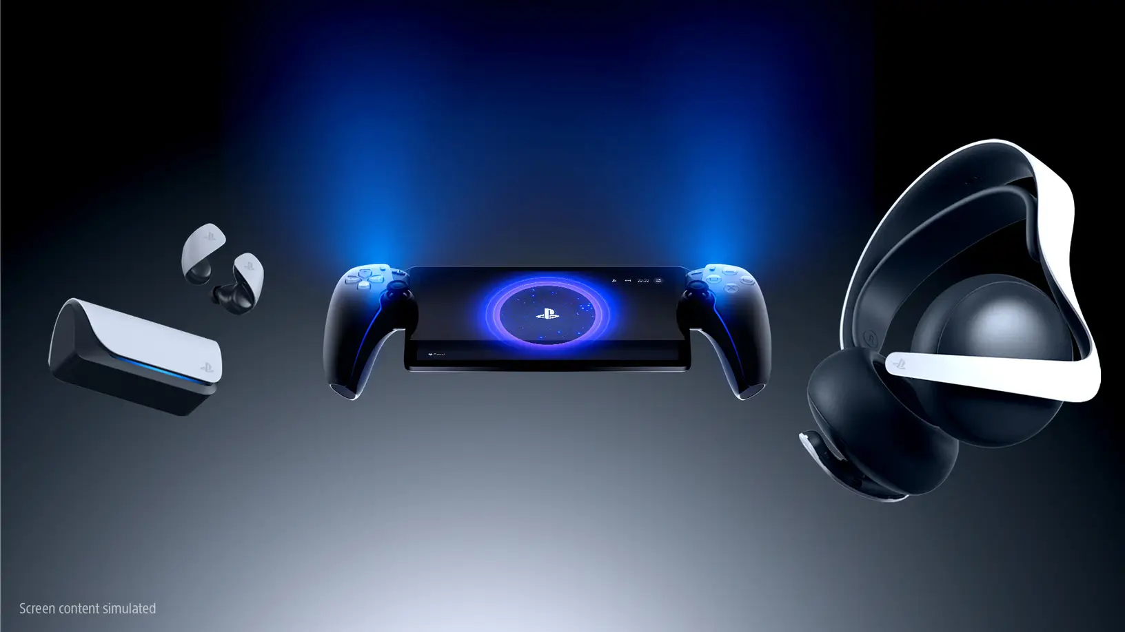 Immagine pubblicata in relazione al seguente contenuto: Sony trasforma la PlayStation 5 in una console portatile con PlayStation Portal | Nome immagine: news34774_Sony_PlayStation-Portal_Pulse-Elite_Pulse-Explore_1.jpg