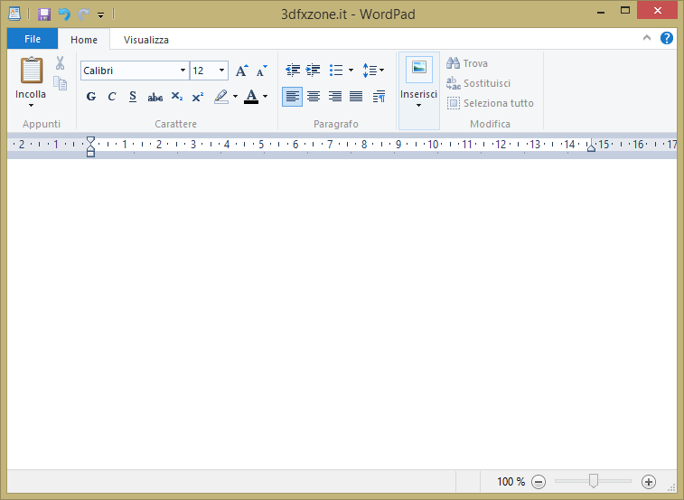 Immagine pubblicata in relazione al seguente contenuto: Microsoft decide di rimuovere Wordpad dalle nuove versioni di Windows | Nome immagine: news34821_Wordpad_Screenshot_1.png