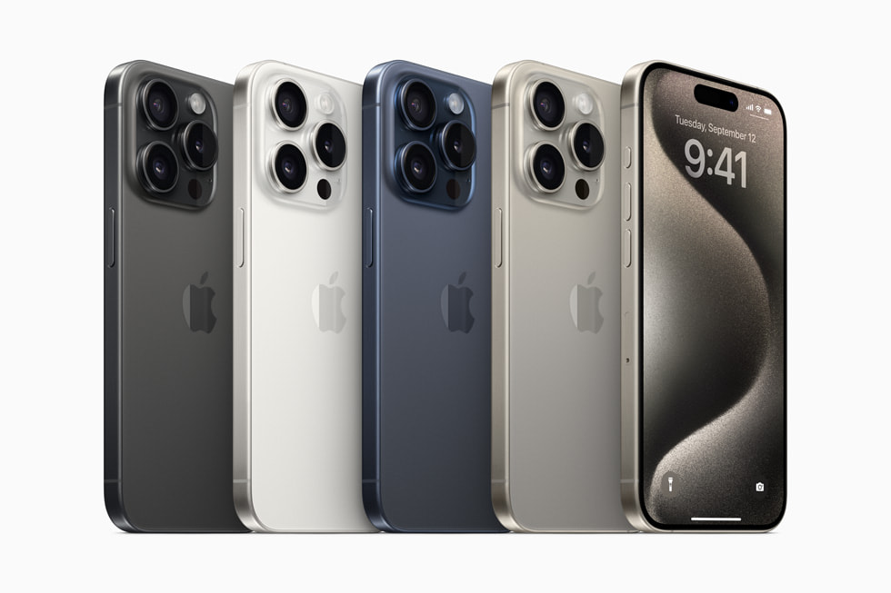 Immagine pubblicata in relazione al seguente contenuto: Apple lancia iPhone 15 Pro e iPhone 15 Pro Max: specifiche e prezzi ufficiali | Nome immagine: news34837_iPhone-15-Pro_iPhone-15-Pro-Max_2.jpg