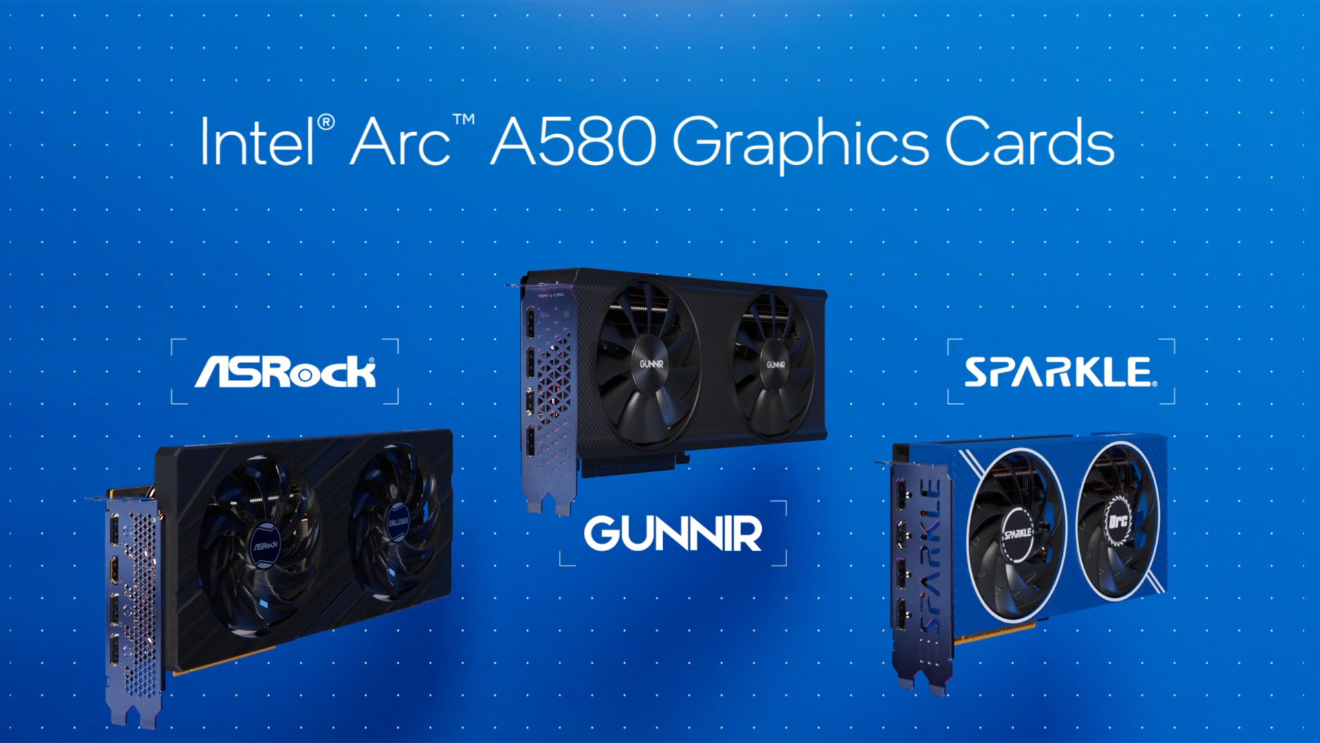 Media asset in full size related to 3dfxzone.it news item entitled as follows: Intel annuncia la disponibilit delle video card con GPU Alchemist Arc A580 | Image Name: news34921_Intel-Arc-A580_2.jpg