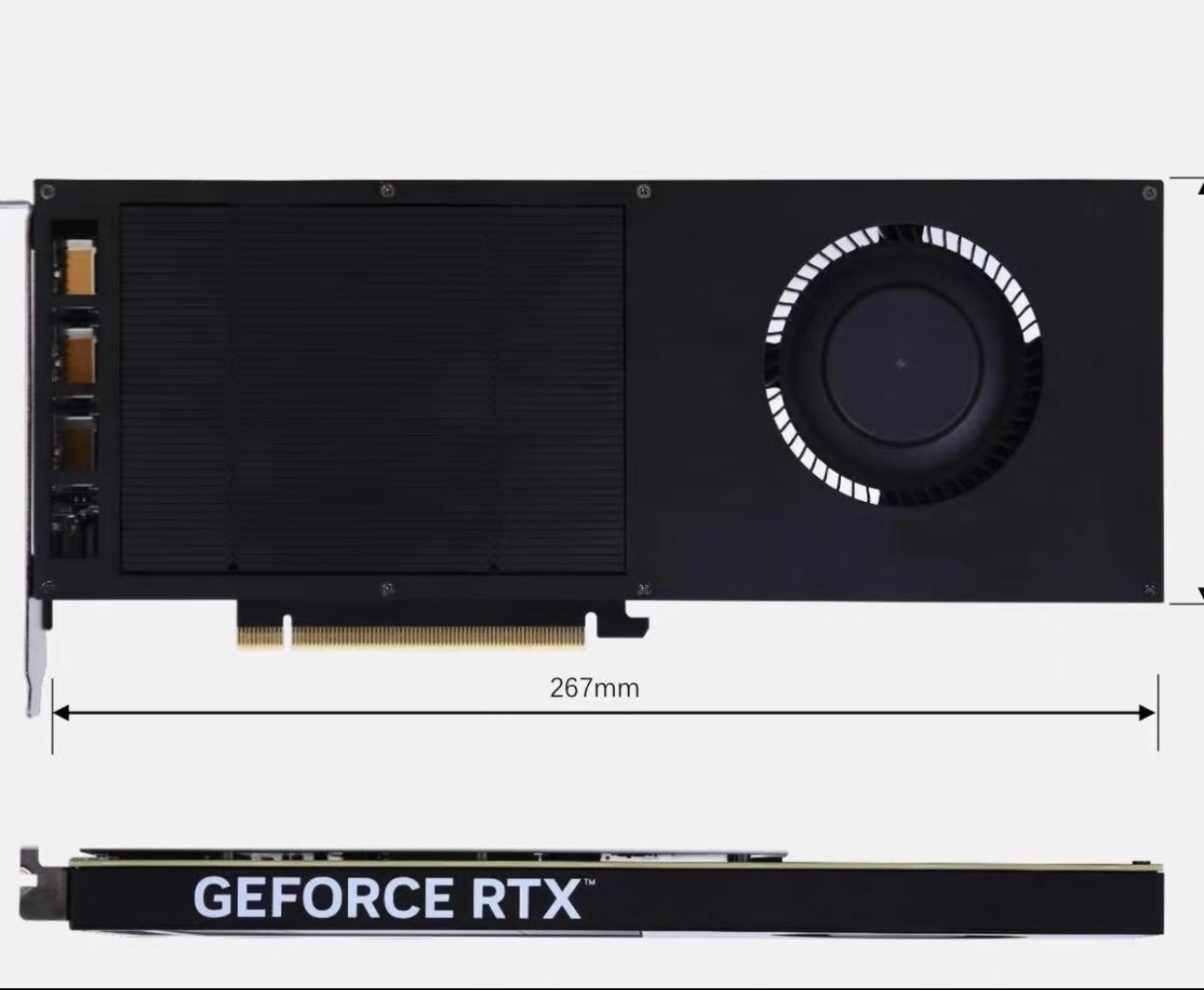 Immagine pubblicata in relazione al seguente contenuto: Foto di una video card NVIDIA GeForce RTX 4060 Ti 16GB con cooler a single-slot | Nome immagine: news34963_GeForce-RTX-4060-Ti-16GB_Sigle-Slot_1.jpg