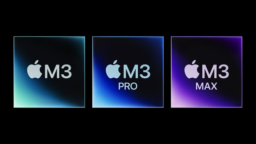 Immagine pubblicata in relazione al seguente contenuto: Apple annuncia i SoC di nuova generazione a 3nm M3, M3 Pro e M3 Max per Mac | Nome immagine: news34981_Apple-M3_1.jpg