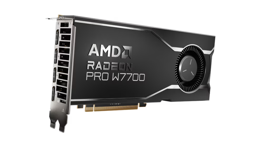 Immagine pubblicata in relazione al seguente contenuto: AMD GPU Drivers: Radeon Software for Linux 23.30 - Radeon Pro W7700 Ready | Nome immagine: news35021_AMD-Radeon-Pro-W7700_1.png