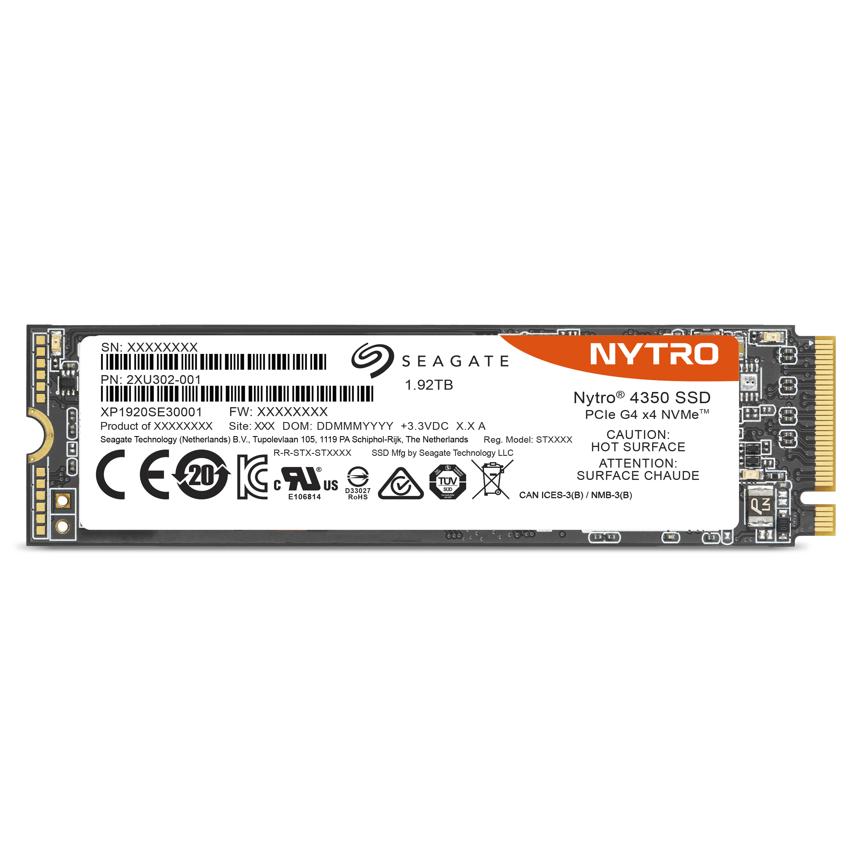 Immagine pubblicata in relazione al seguente contenuto: Seagate lancia la linea di SSD NVMe PCIe Gen 4 M.2 Nytro 4350 per i data center | Nome immagine: news35036_Seagate_SSD-NVMe-Nytro-4350_3.jpg