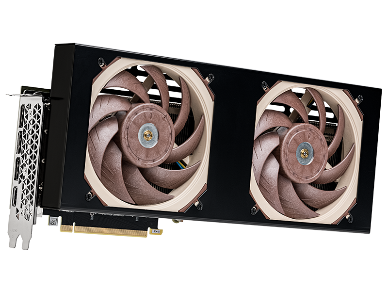 Immagine pubblicata in relazione al seguente contenuto: Sycom lancia la video card Silent Master GeForce RTX 4070Ti con cooler Noctua | Nome immagine: news35067_Silent-Master-Graphics-GeForce-RTX-4070Ti_2.png