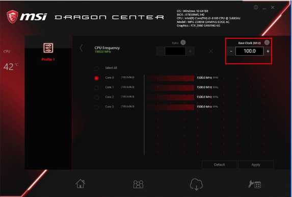 Immagine pubblicata in relazione al seguente contenuto: L'app Dragon Center 2.0.139.0 configura, monitora e ottimizza i sistemi MSI | Nome immagine: news35085_MSI-Dragon-Center_Screenshot_4.jpg