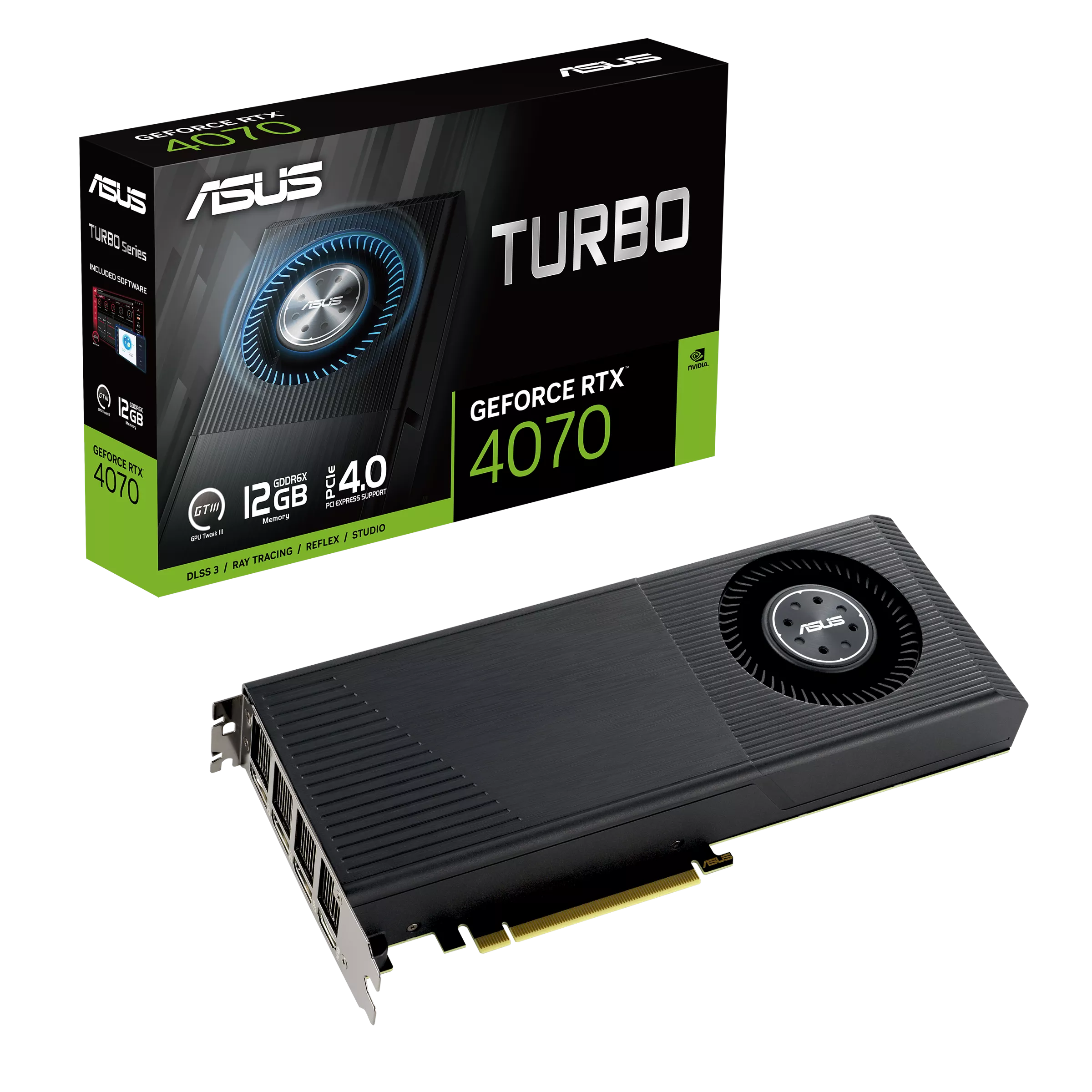 Immagine pubblicata in relazione al seguente contenuto: ASUS lancia la GeForce RTX 4070 Turbo 12GB GDDR6X con cooler a ventola laterale | Nome immagine: news35106_ASUS-GeForce-RTX-4070-Turbo-12GB-GDDR6X_5.png