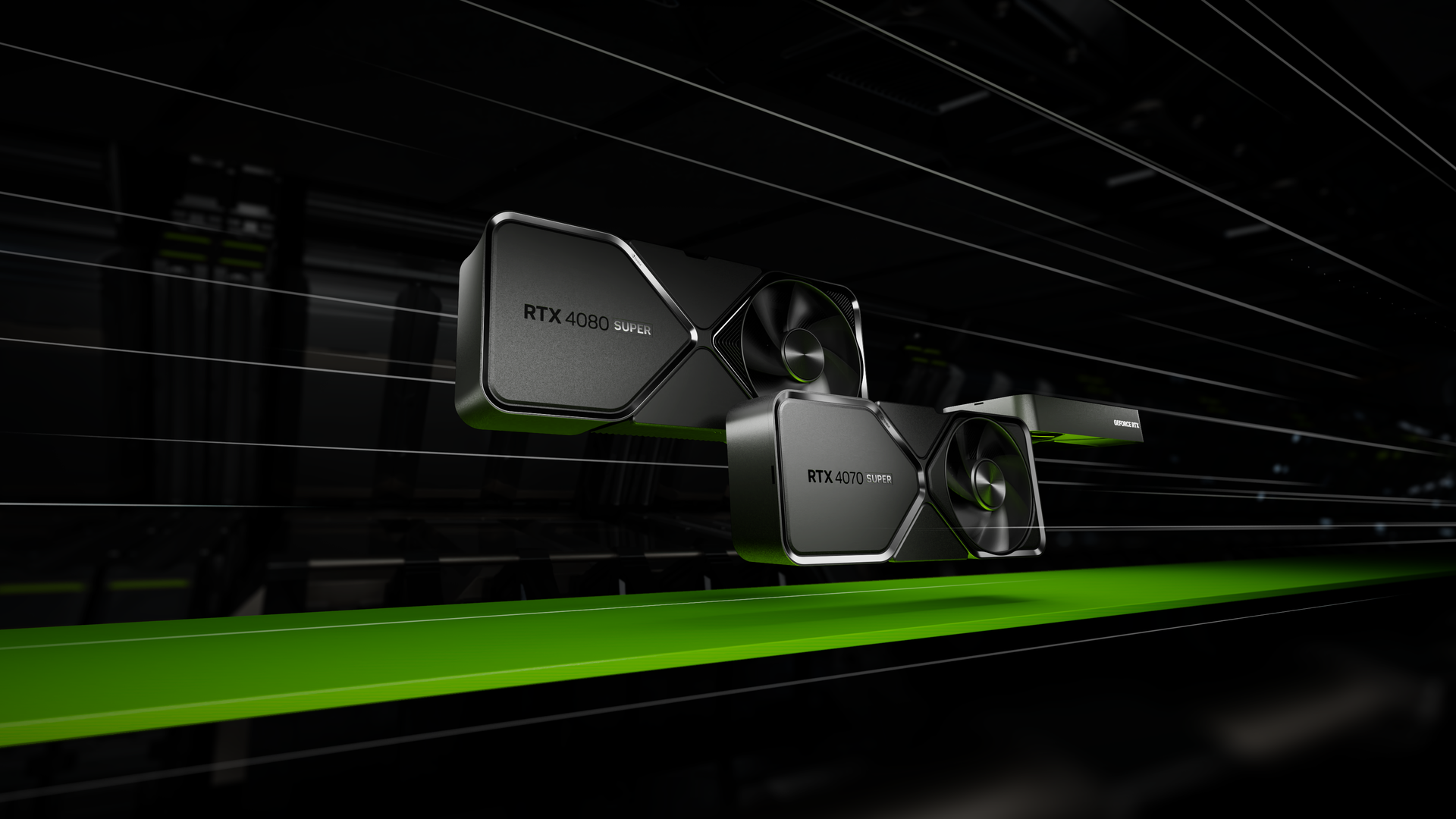 Media asset in full size related to 3dfxzone.it news item entitled as follows: NVIDIA annuncia le GeForce RTX 40 SUPER: prezzi e date di lancio ufficiali | Image Name: news35193_GeForce-RTX-40-SUPER_Series_1.png