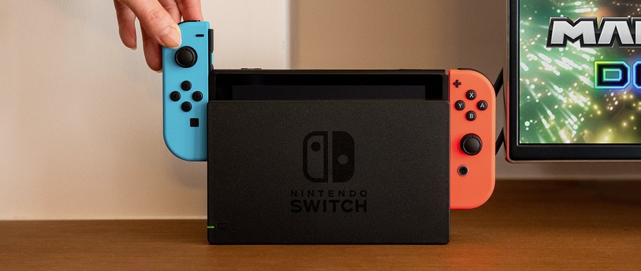 Media asset in full size related to 3dfxzone.it news item entitled as follows: Nintendo potrebbe lanciare la console di nuova generazione Switch 2 nel 2024 | Image Name: news35262_Nintendo-Switch_Gaming-Console_2.jpg