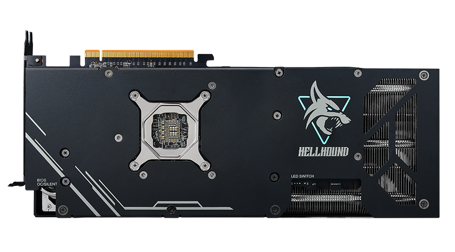 Media asset in full size related to 3dfxzone.it news item entitled as follows: La Radeon RX 7900 GRE Hellhound OC 16GB di PowerColor arriva nel mercato europeo | Image Name: news35278_PowerColor-Radeon-RX-7900-GRE-Hellhound-OC-16GB_4.png