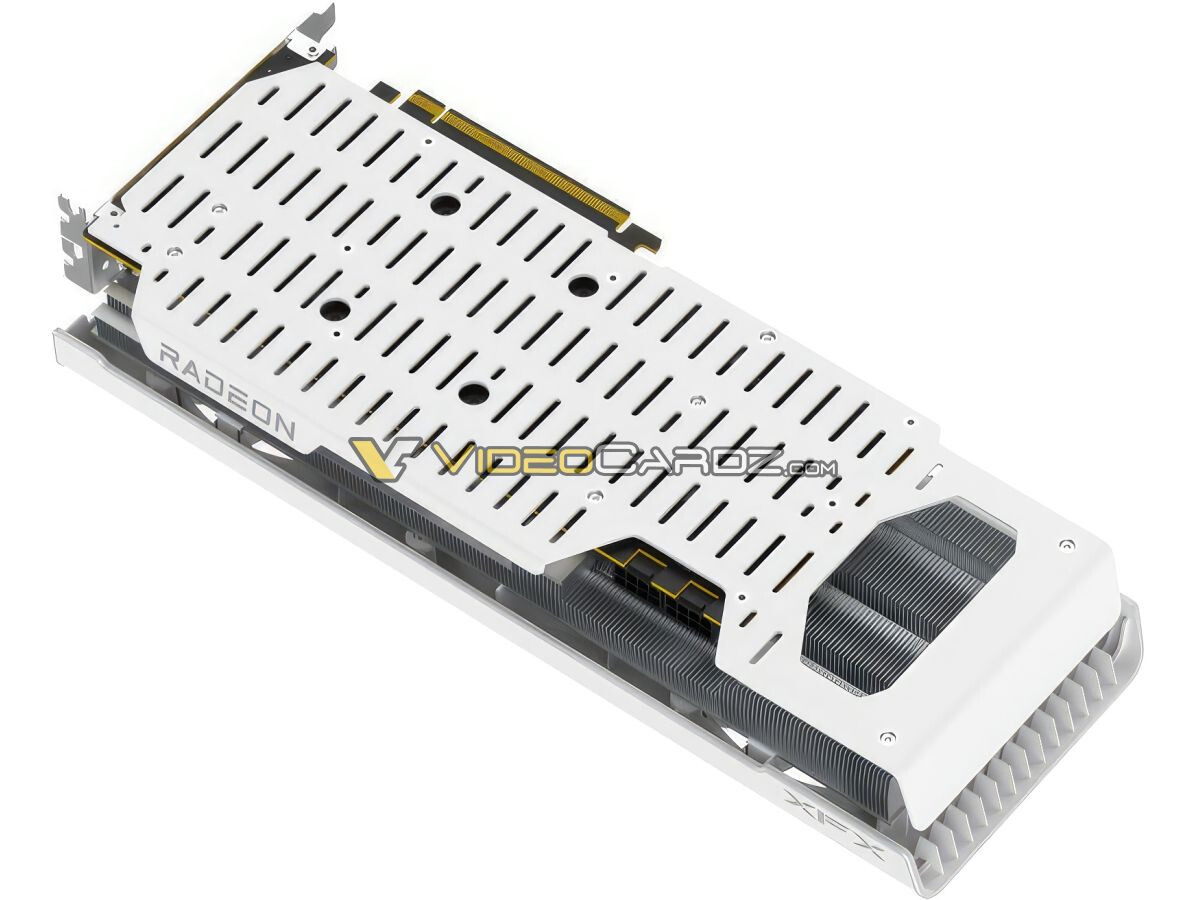 Immagine pubblicata in relazione al seguente contenuto: XFX realizza la video card Radeon RX 7800 XT Speedster QICK 319 White Edition | Nome immagine: news35318_XFX-Radeon-RX-7800-XT-Speedster-QICK-319-White-Edition_3.jpg