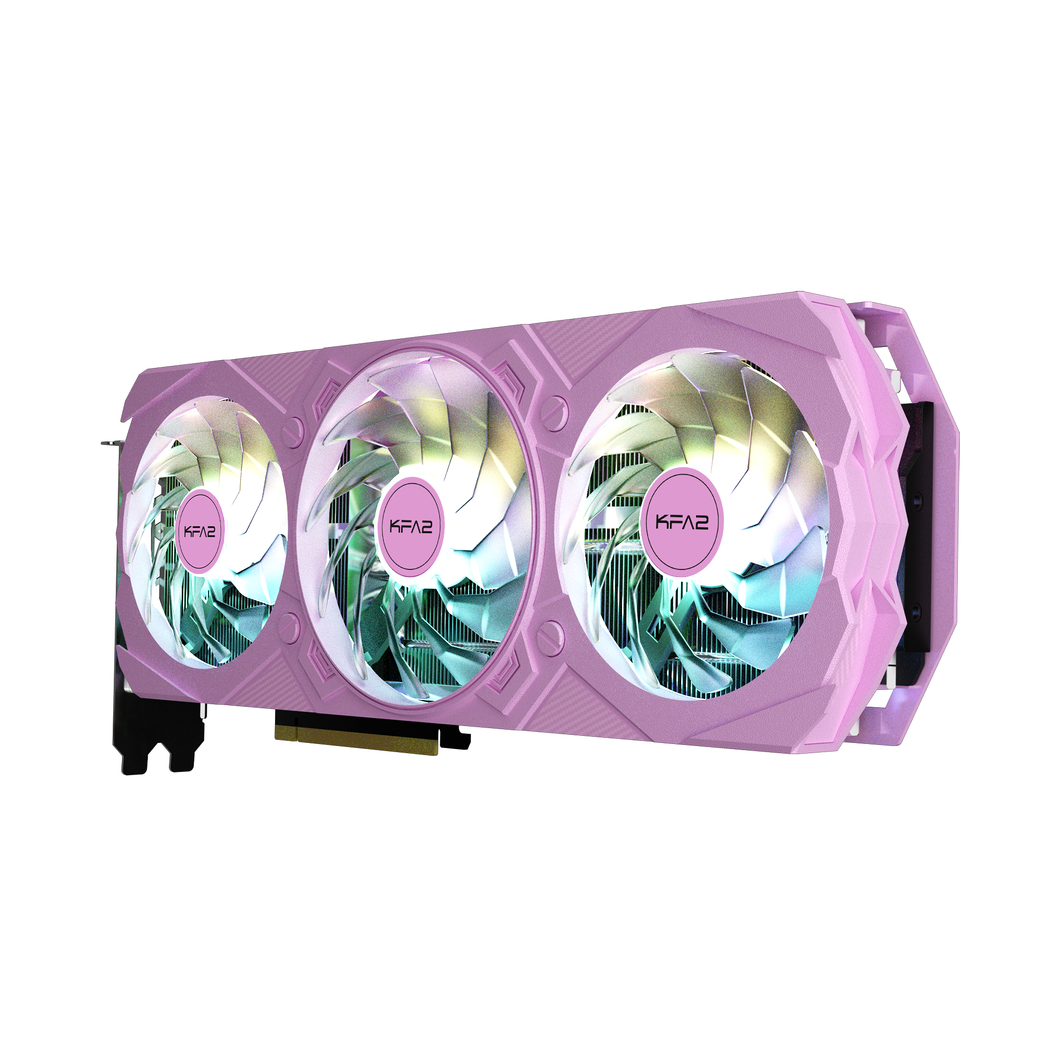 Immagine pubblicata in relazione al seguente contenuto: KFA2 lancia le card GeForce RTX 4070 SUPER EX Gamer di colore rosa e bianco | Nome immagine: news35353_KFA2_GeForce-RTX-4070-SUPER-EX-Gamer-Pink-1-Click-OC_1.png