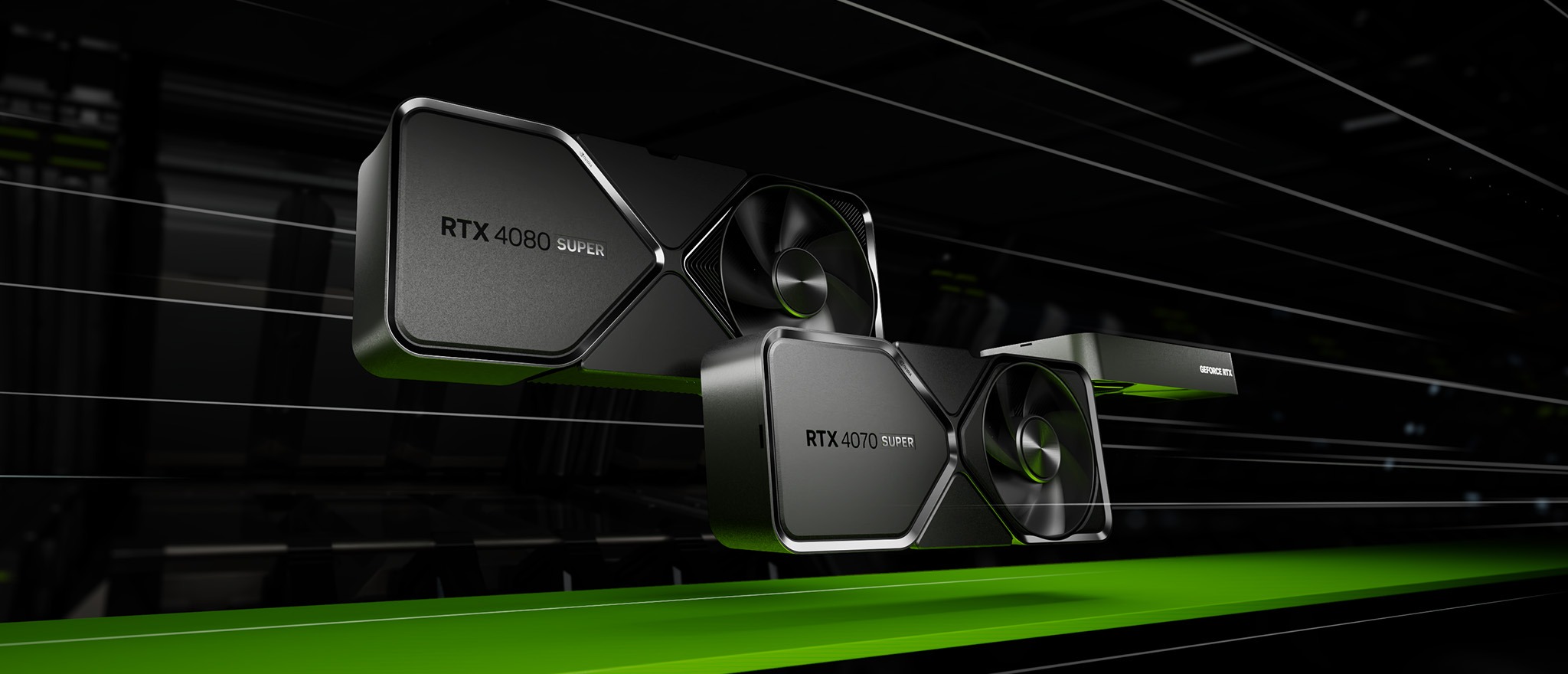 Immagine pubblicata in relazione al seguente contenuto: NVIDIA non cambier il memory bus con le Geforce RTX 50 rispetto alle RTX 40 | Nome immagine: news35384_NVIDIA-GeForce_Cards_2.jpg