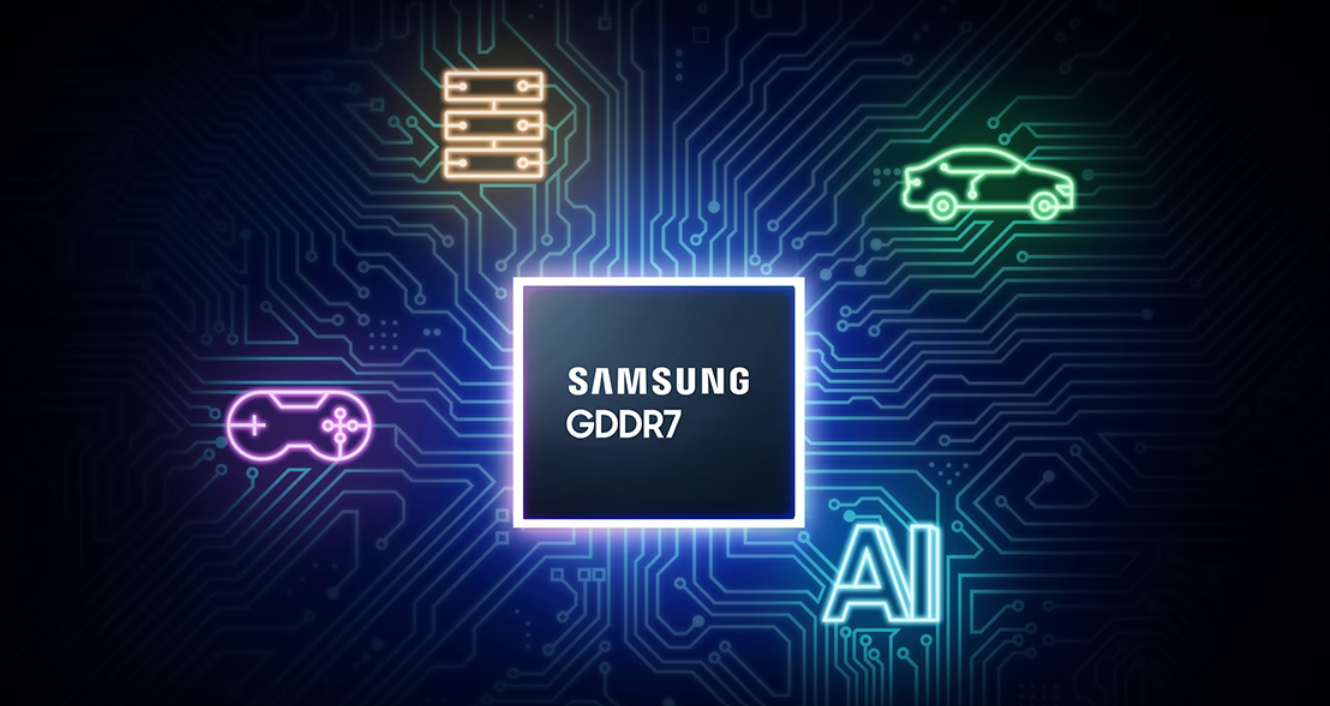 Immagine pubblicata in relazione al seguente contenuto: Samsung aggiunge al proprio catalogo due chip di VRAM GDDR7 da 16Gb | Nome immagine: news35433_Samsung_GDDR7_5.png