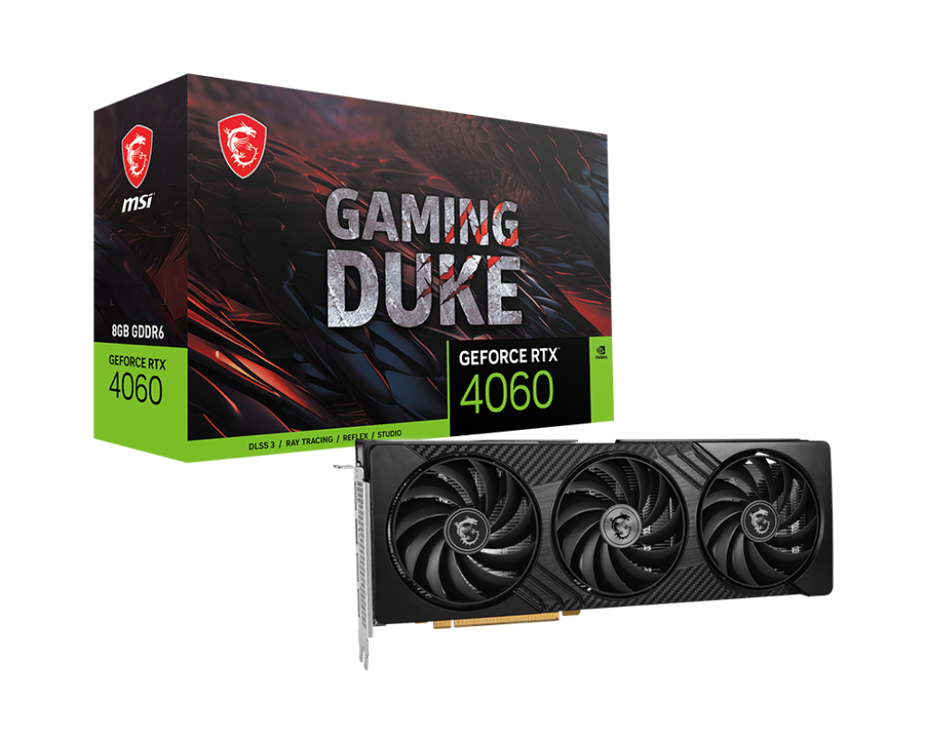 Immagine pubblicata in relazione al seguente contenuto: MSI introduce la video card GeForce RTX 4060 8G GAMING DUKE 3X | Nome immagine: news35469_MSI-GeForce-RTX-4060-8G-GAMING-DUKE-3X_5.png