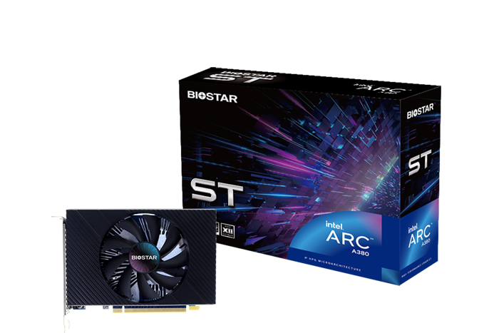 Immagine pubblicata in relazione al seguente contenuto: Dopo la Arc A750 OC, BIOSTAR annuncia anche la video card Arc A380 ST | Nome immagine: news35507_BIOSTAR_Arc-A380-ST_4.png