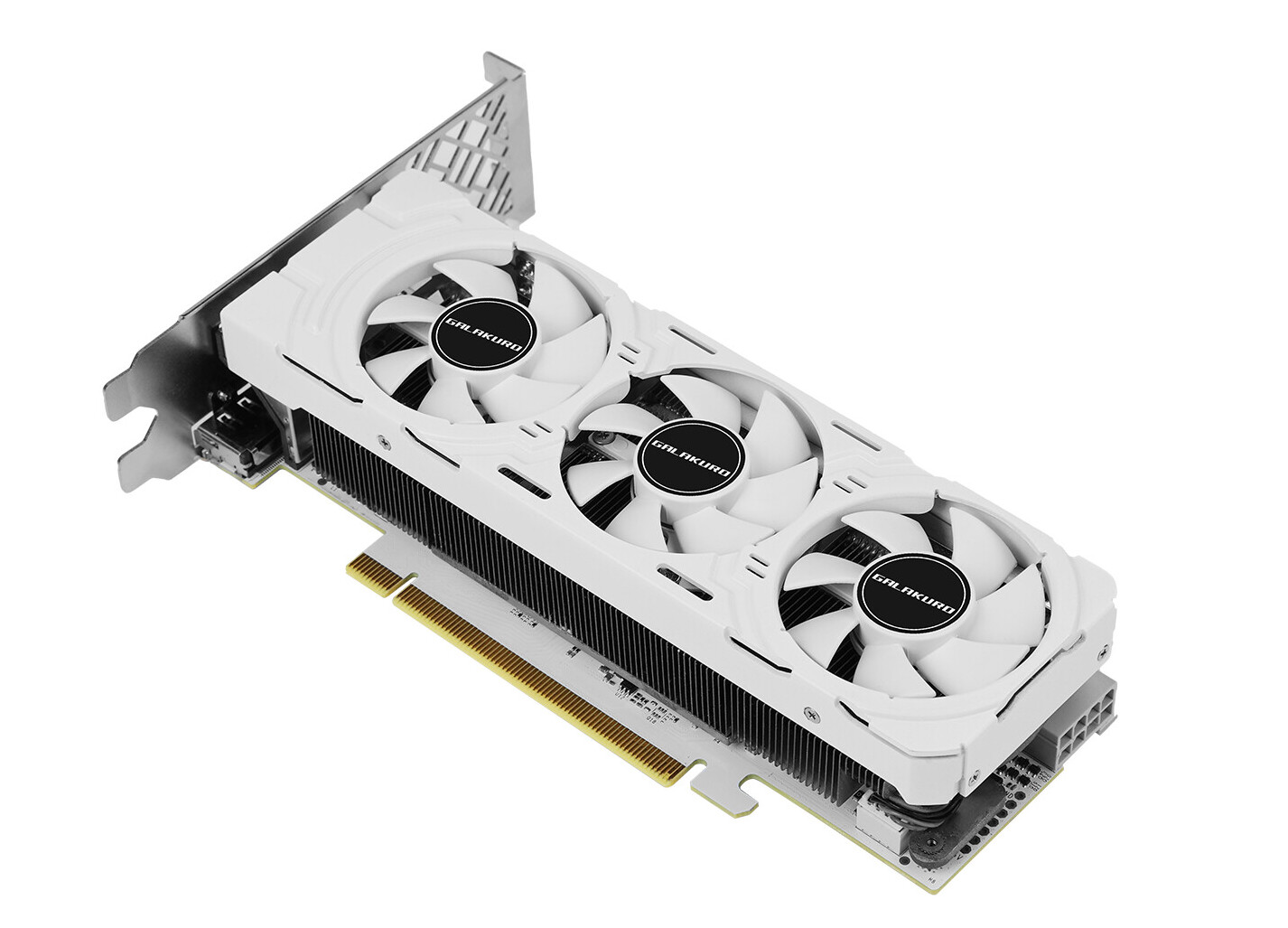 Immagine pubblicata in relazione al seguente contenuto: GALAX lancia la video card GeForce RTX 4060 low-profile con PCB e cooler bianchi | Nome immagine: news35521_GALAX-GeForce-RTX-4060-low-profile_1.jpg