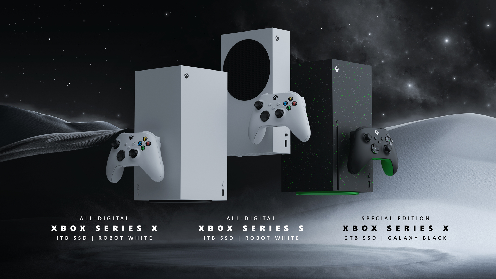 Media asset in full size related to 3dfxzone.it news item entitled as follows: Microsoft annuncia tre nuove gaming console Xbox Series X|S: i prezzi ufficiali | Image Name: news35679_Xbox_Series_Holiday_2024_1.jpg