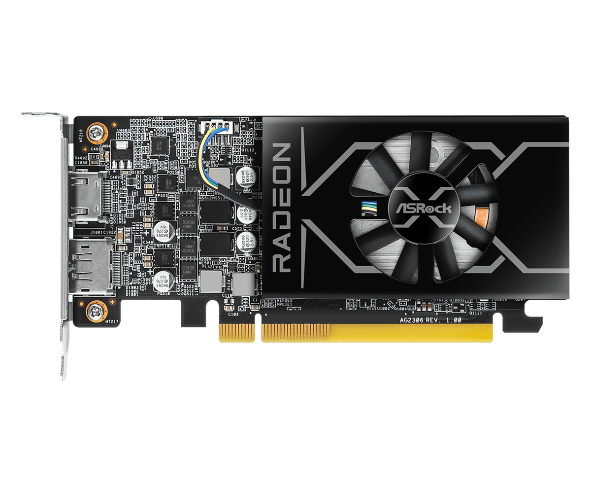 Immagine pubblicata in relazione al seguente contenuto: ASRock introduce la video card AMD Radeon RX 6400 Low Profile 4GB | Nome immagine: news35731_ASRock_AMD-Radeon-RX-6400-Low-Profile-4GB_2.png