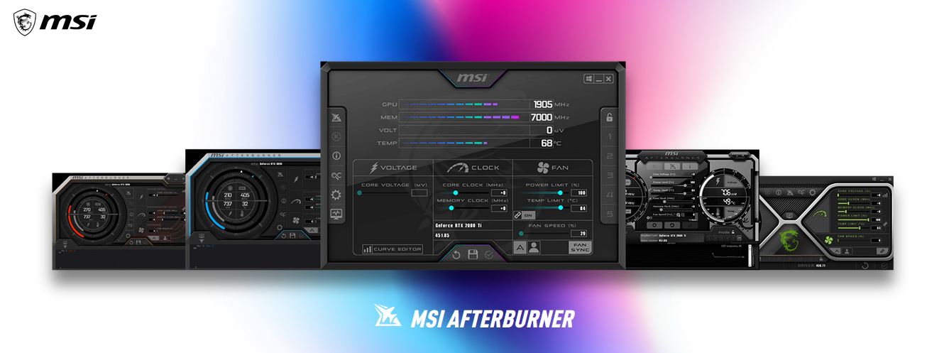 Media asset in full size related to 3dfxzone.it news item entitled as follows: GeForce & Radeon - Overclocking & Monitoring: MSI Afterburner 4.6.6 beta 5 | Image Name: news36374_msi-afterburner-interface_3.jpg