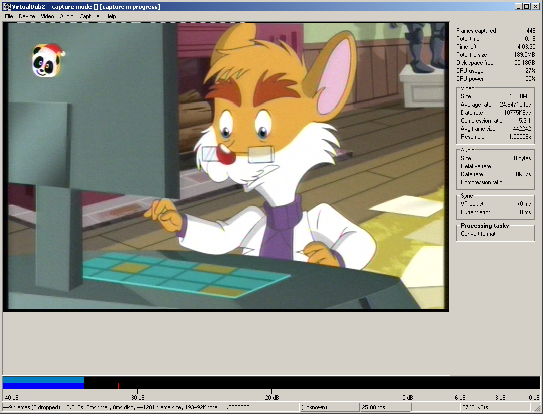 Immagine pubblicata in relazione al seguente contenuto: Free & Open Source | Video Editing & Capture Tools: VirtualDub2 2.2.0.755 | Nome immagine: news36399_VirtualDub2_Screenshot_1.png