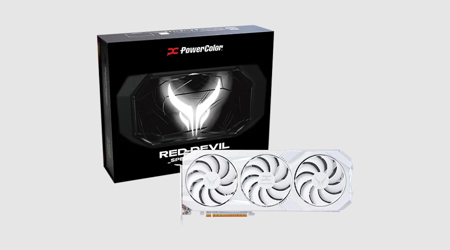 Risorsa grafica - foto, screenshot o immagine in genere - relativa ai contenuti pubblicati da amdzone.it | Nome immagine: news36579_Powercolor_Radeon-RX-9070-XT-RED-DEVIL-Spectral-White_3.jpg