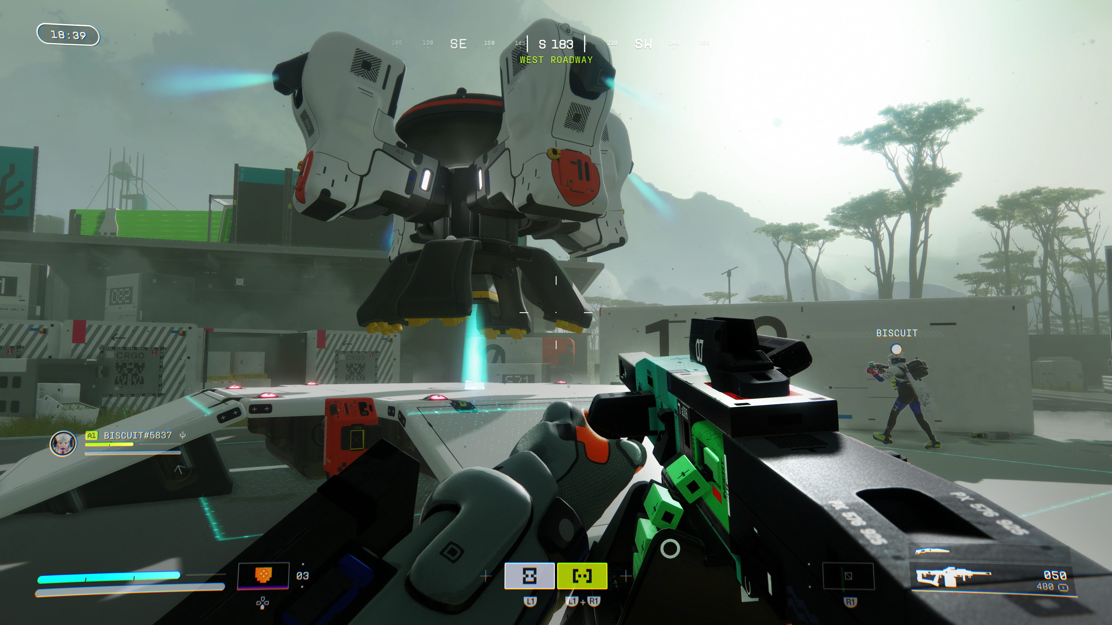 Immagine pubblicata in relazione al seguente contenuto: Bungie presenta il gameplay dello shooter fantascientifico a squadre Marathon | Nome immagine: news36591_Bungie-Marathon_Screenshot_4.png