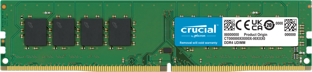 Immagine pubblicata in relazione al seguente contenuto: Il prezzo delle memorie DDR4 supera quello della nuova generazione DDR5 | Nome immagine: news36789_Crucial-16GB-DDR4-2400-UDIMM_1.png