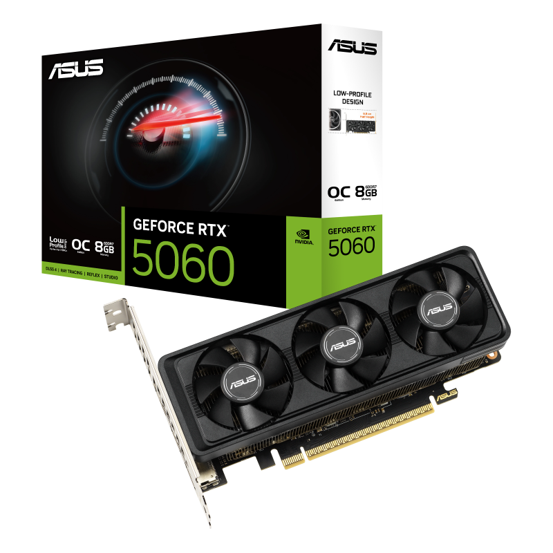 Immagine pubblicata in relazione al seguente contenuto: ASUS lancia le card low-profile GeForce RTX 5060 LP BRK standard e OC Edition | Nome immagine: news36791_ASUS-RTX5060-O8G-LP-BRK_4.png