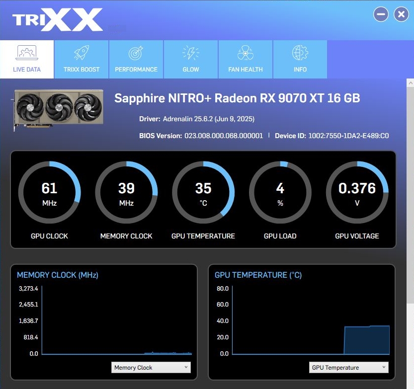 Immagine pubblicata in relazione al seguente contenuto: AMD Radeon Setup & Monitoring & Tuning Utilities: SAPPHIRE TriXX 10.0.0 | Nome immagine: news36802_TriXX_Screenshot_1.jpg