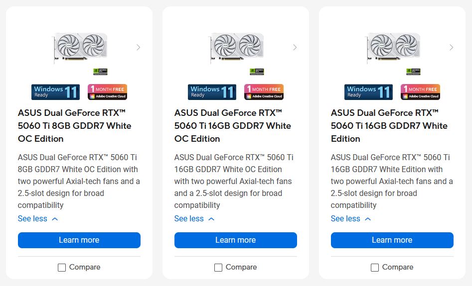 Immagine pubblicata in relazione al seguente contenuto: ASUS introduce la linea di video card Dual GeForce RTX 5060 White Edition | Nome immagine: news36910_ASUS-Dual-GeForce-RTX-5060-White_2.jpg