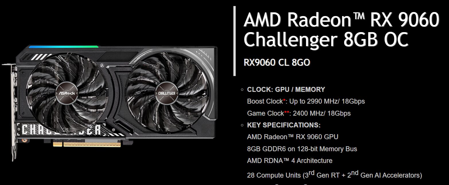 Media asset in full size related to 3dfxzone.it news item entitled as follows: ASRock introduce la video card Radeon RX 9060 Challenger OC: foto e specifiche | Image Name: news36912_ASRock-Radeon-RX-9060-Challenger-OC_4.jpg