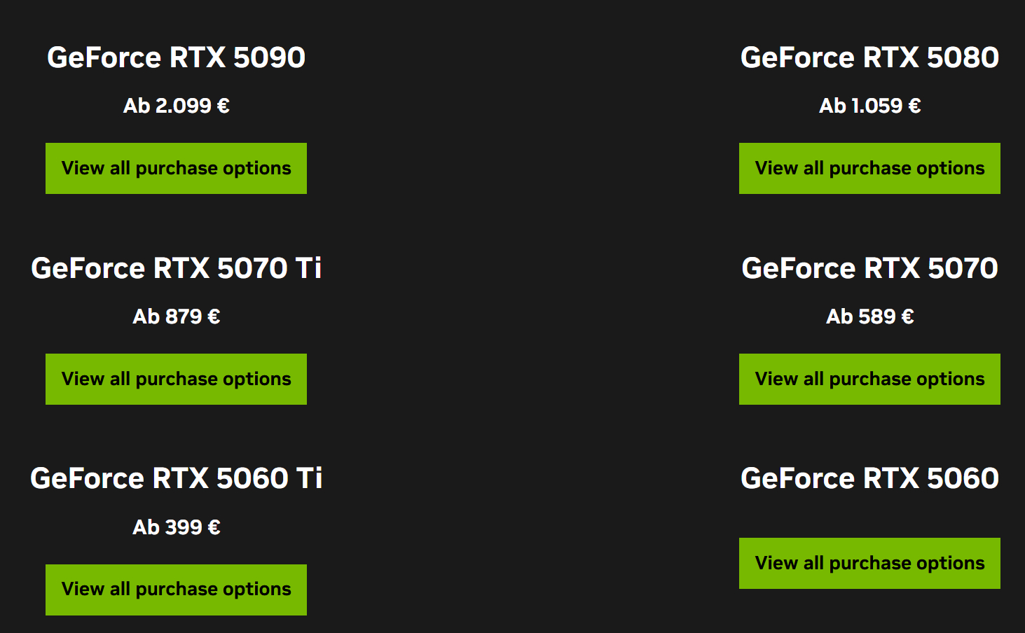 Immagine pubblicata in relazione al seguente contenuto: NVIDIA riduce fino al 10% i prezzi di alcune GeForce RTX 50 nel mercato europeo | Nome immagine: news36925_NVIDIA-GeForce-RTX-50_Price-Drop_Europe_3.jpg