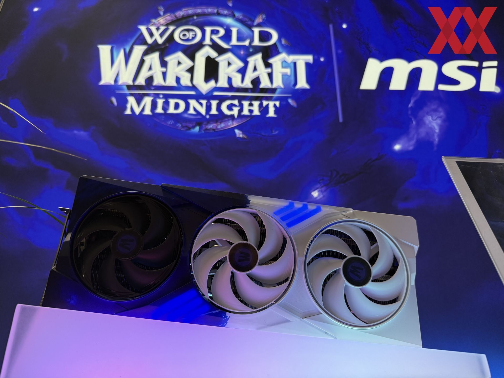 Media asset in full size related to 3dfxzone.it news item entitled as follows: MSI mostra la video card GeForce RTX 50 World of Warcraft Midnight Edition | Image Name: news36930_MSI-GeForce-RTX-50-SUPER_Warcraft-Midnight-Edition_1.jpg