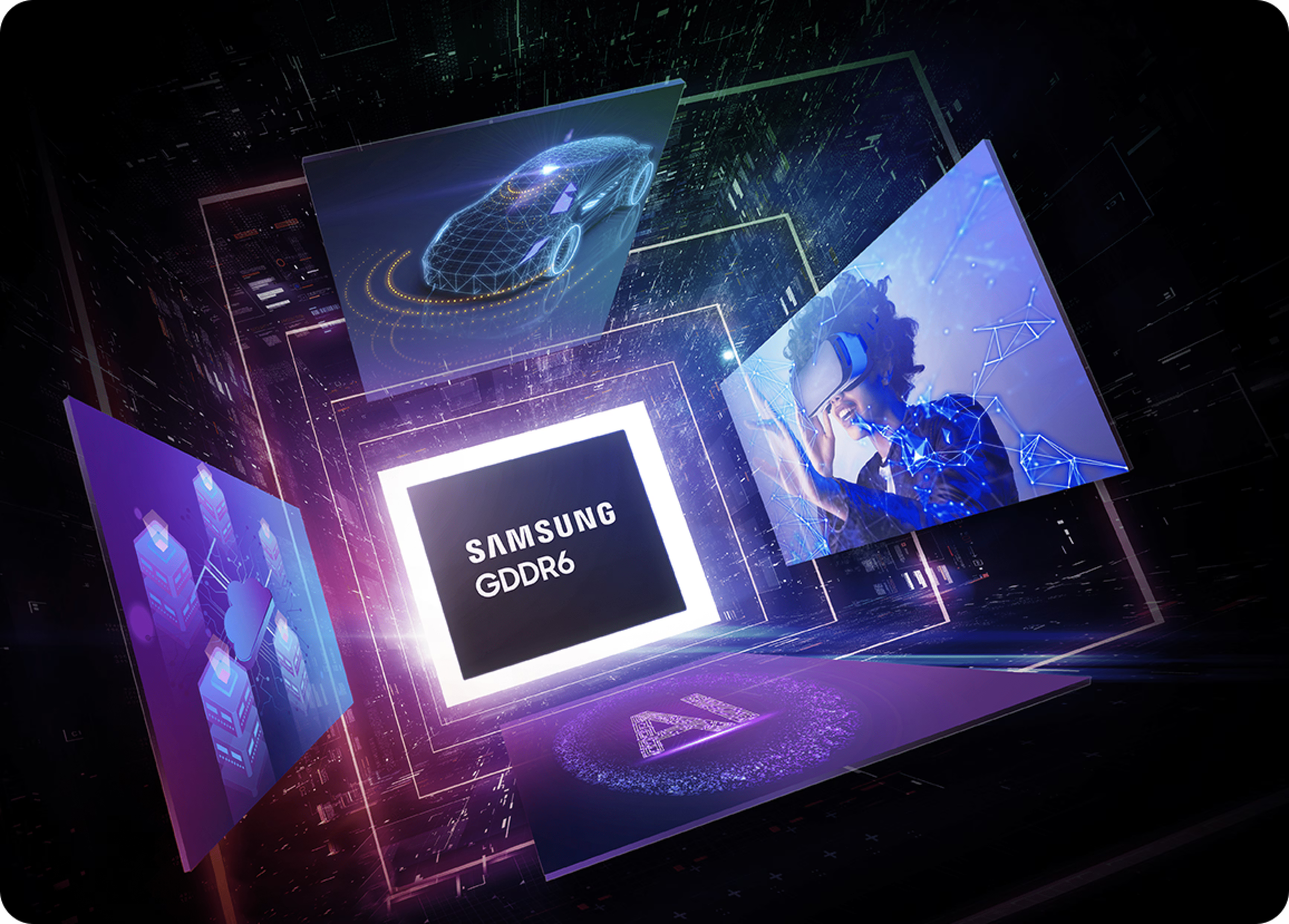 Immagine pubblicata in relazione al seguente contenuto: AMD avvisa i partner: in arrivo un aumento del 10% dei prezzi delle sue GPU | Nome immagine: news37155_Samsung_GDDR6_1.png