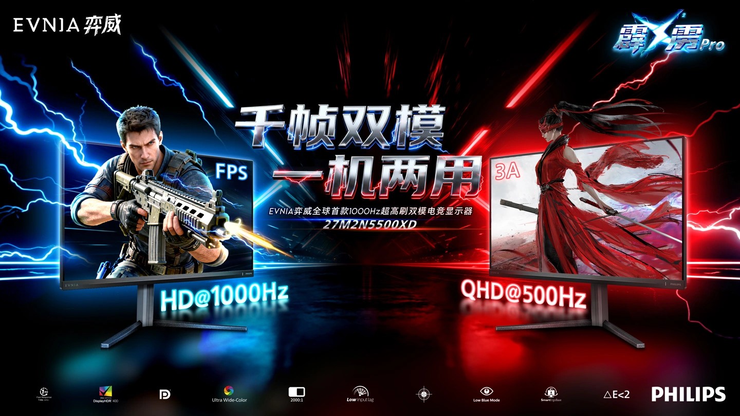 Risorsa grafica - foto, screenshot o immagine in genere - relativa ai contenuti pubblicati da amdzone.it | Nome immagine: news37184_Philips-Evnia-27M2N5500XD_1.jpg