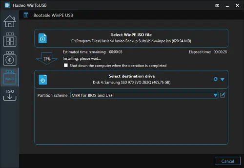 Immagine pubblicata in relazione al seguente contenuto: WinToUSB 10.5 consente di installare Windows su un drive USB esterno | Nome immagine: news37279_WinToUSB-Screenshot_3.png