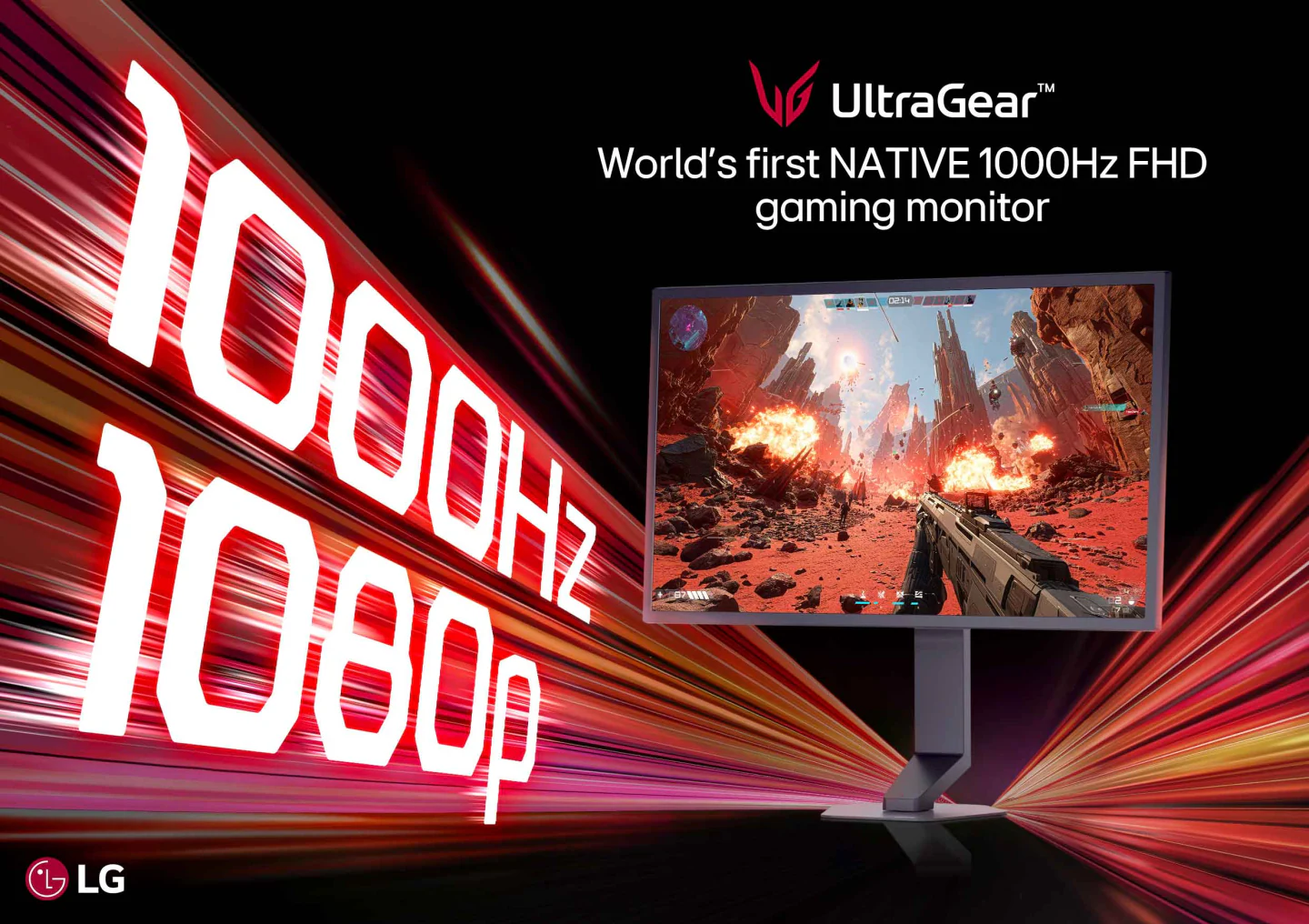 Immagine pubblicata in relazione al seguente contenuto: LG annuncia il primo gaming monitor al mondo che lavora a 1000Hz in Full HD | Nome immagine: news37544_LG-UltraGear-25G590B_1.png